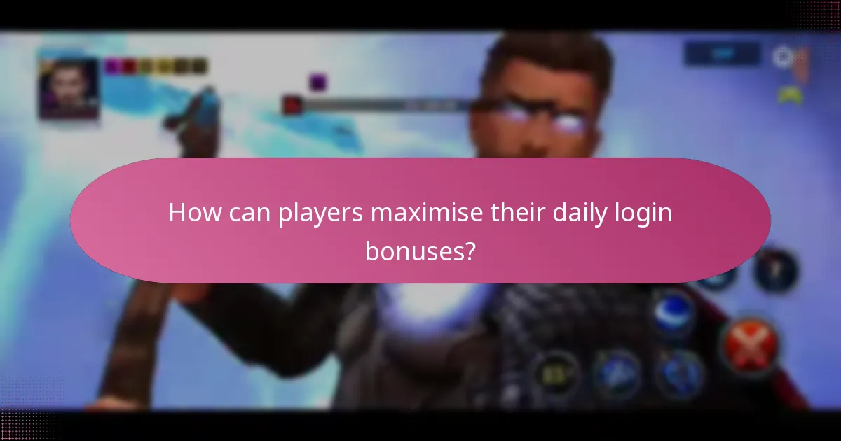 What types of rewards are included in daily login bonuses?