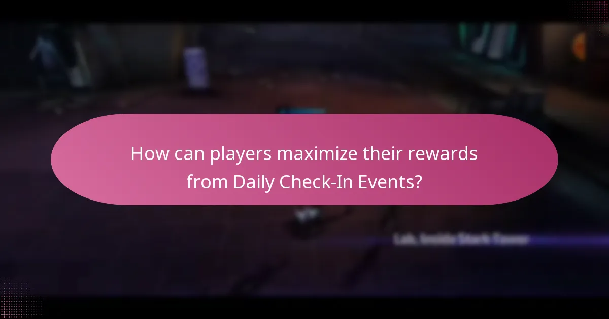 What special rewards can players earn from Daily Check-In Events?
