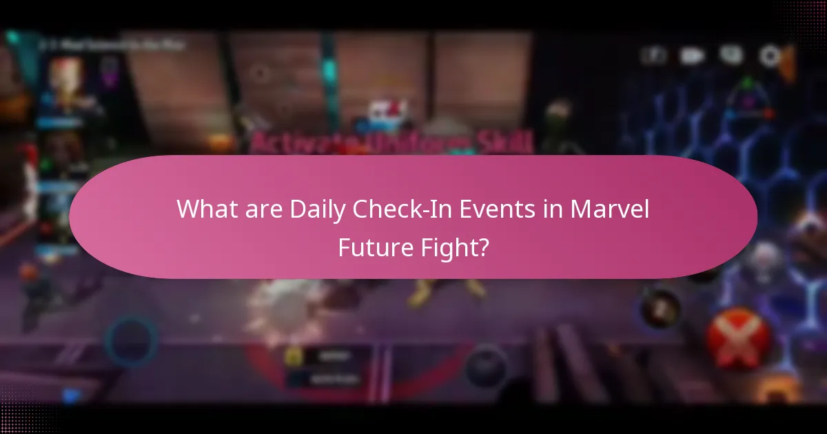 Which unique items are featured in Daily Check-In Events?