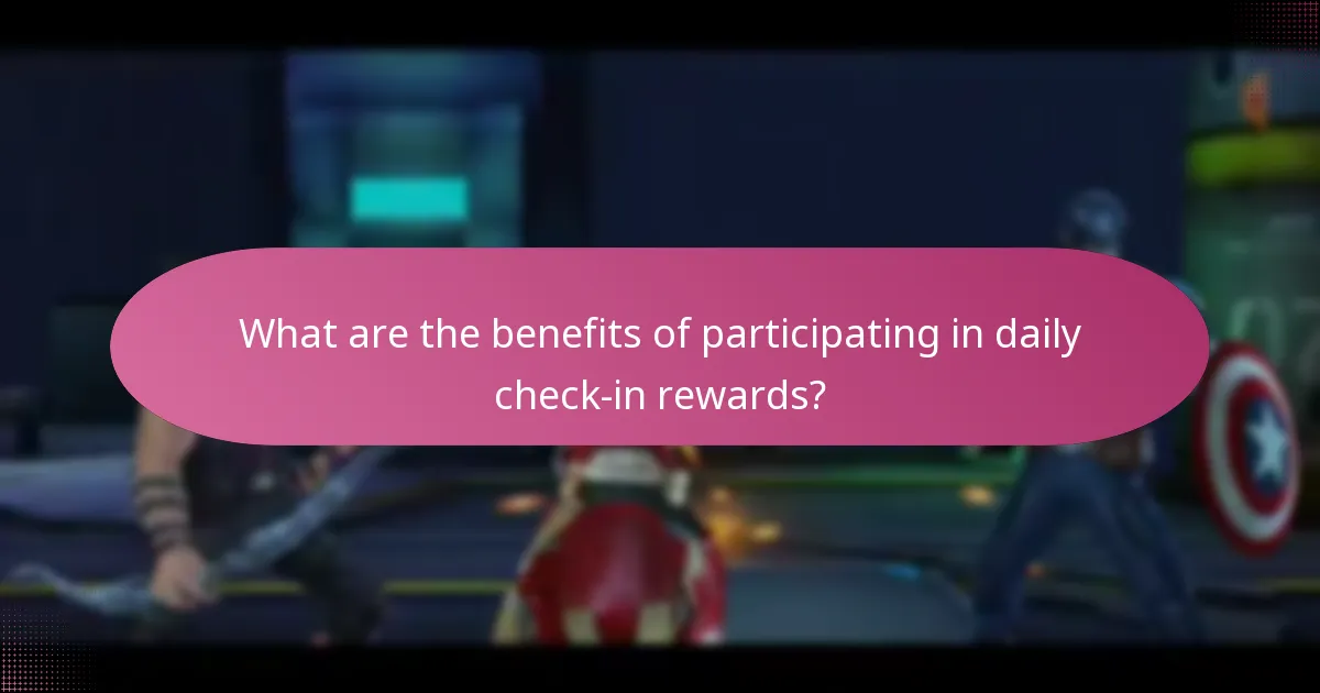 What are the benefits of participating in daily check-in rewards?