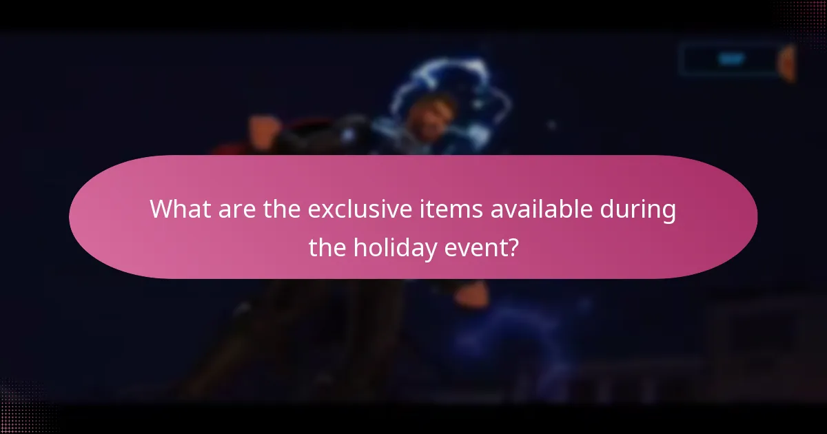 When does the holiday event take place?