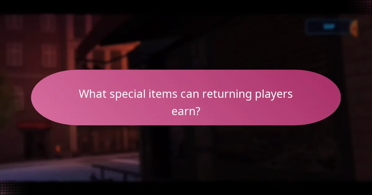 Who qualifies as a returning player for rewards?